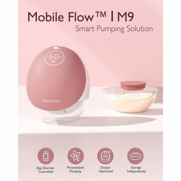 Momcozy M9 Single Wearable Breast Pump Hands-Free
