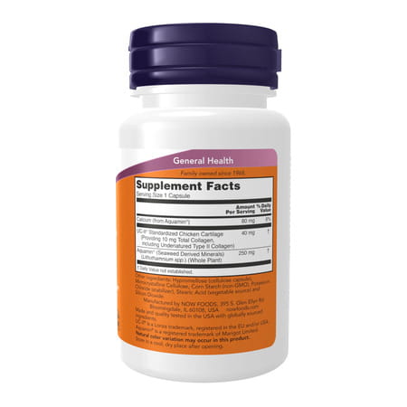 Now Foods Supplements | Uc-Ii Type Ii Collagen With Undenatured Type Ii Collagen | 60 Veg Capsules