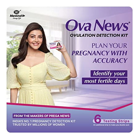 Ova News - Ovulation Detection Kit From Prega News | Identifies 5 Most Fertile Daysin 5 Mins- 3n
