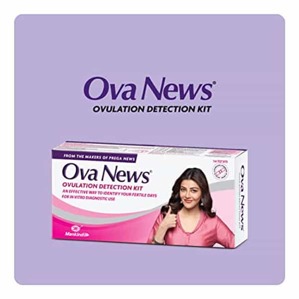 Ova News - Ovulation Detection Kit From Prega News | Identifies 5 Most Fertile Daysin 5 Mins- 3N