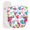 Mylo Adjustable & Reusable Cloth Diaper - Heart Doodle Print - Pack Of 1