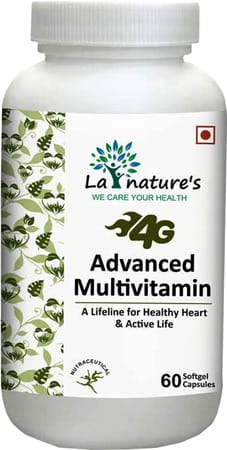 La Nature's 4g Advanced Multivitamin Formula - 60 Softgel Capsules