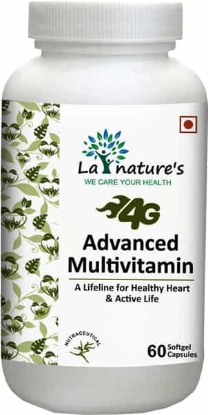La Nature's 4G Advanced Multivitamin Formula - 60 Softgel Capsules