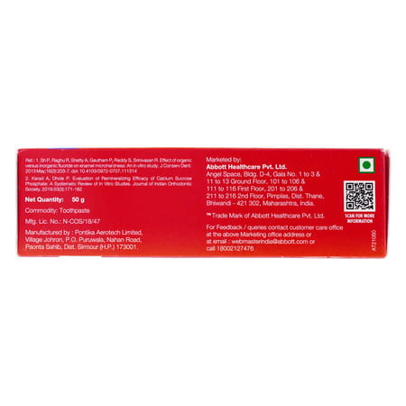 Candy Cop Pro Bubblegum Flavour For 6+ Years Toothpaste 50 Gm