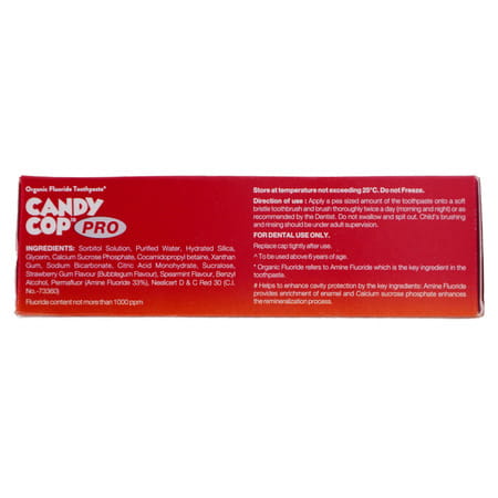Candy Cop Pro Bubblegum Flavour For 6+ Years Toothpaste 50 Gm