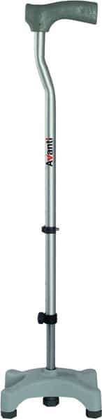 Vissco Invalid Quadripod W/Stick L Shape - Universal