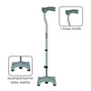 Vissco Invalid Quadripod W/Stick L Shape - Universal
