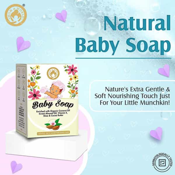 Mom & World Liquid Cleanser 500Ml + Baby Soap (Pack Of 3)