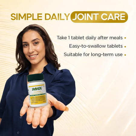 Aora Collacose Bone Support Tablets | Calcium | Collagen & Joint Nutrition Formula | 30 Tablets
