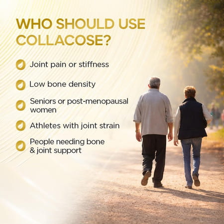 Aora Collacose Bone Support Tablets | Calcium | Collagen & Joint Nutrition Formula | 30 Tablets
