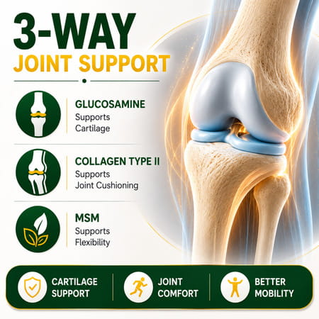 Aora Collacose Bone Support Tablets | Calcium | Collagen & Joint Nutrition Formula | 30 Tablets
