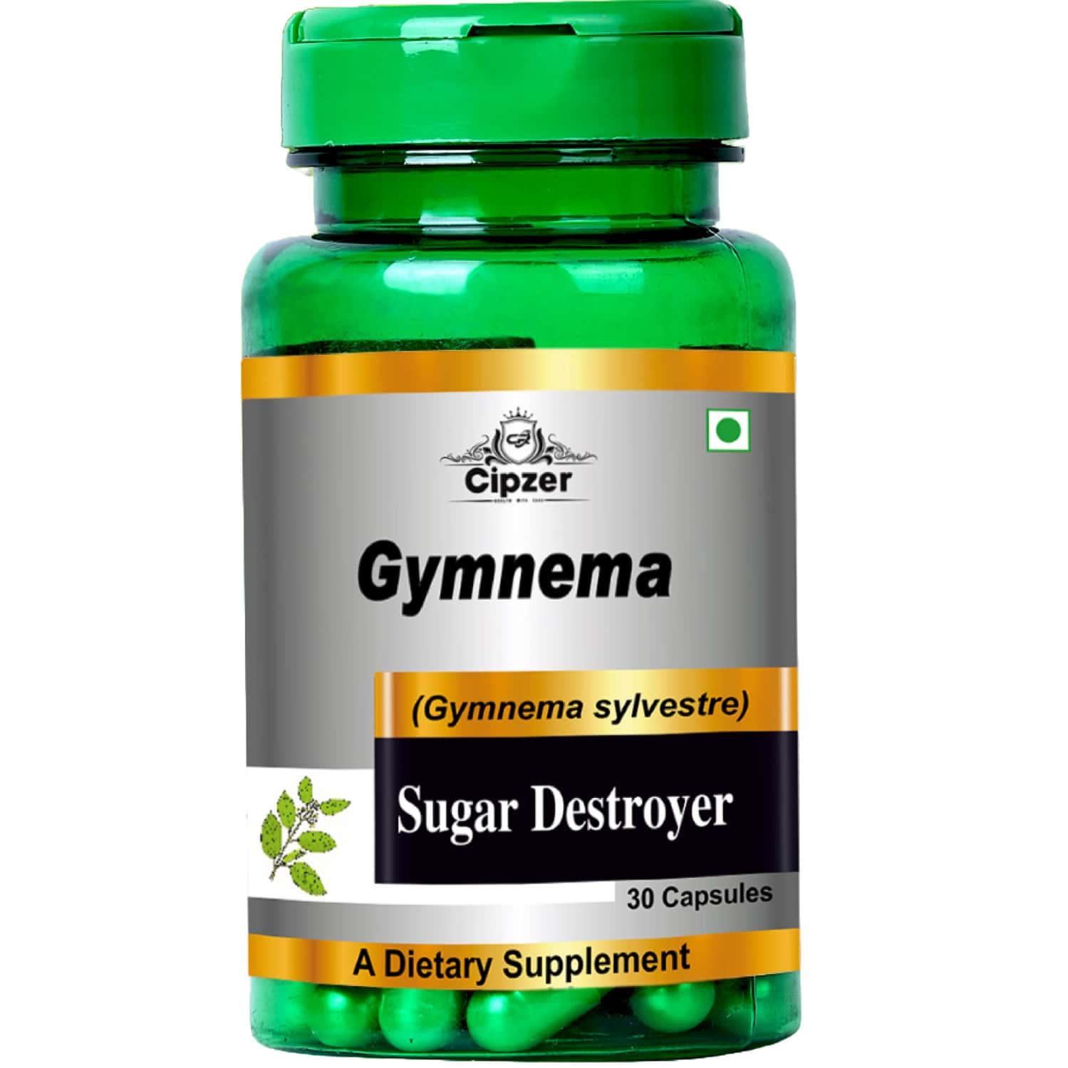 Cipzer Gymnema Capsules Regulate Blood Sugar Levels Naturally For Diabetes Management 30 Capsules