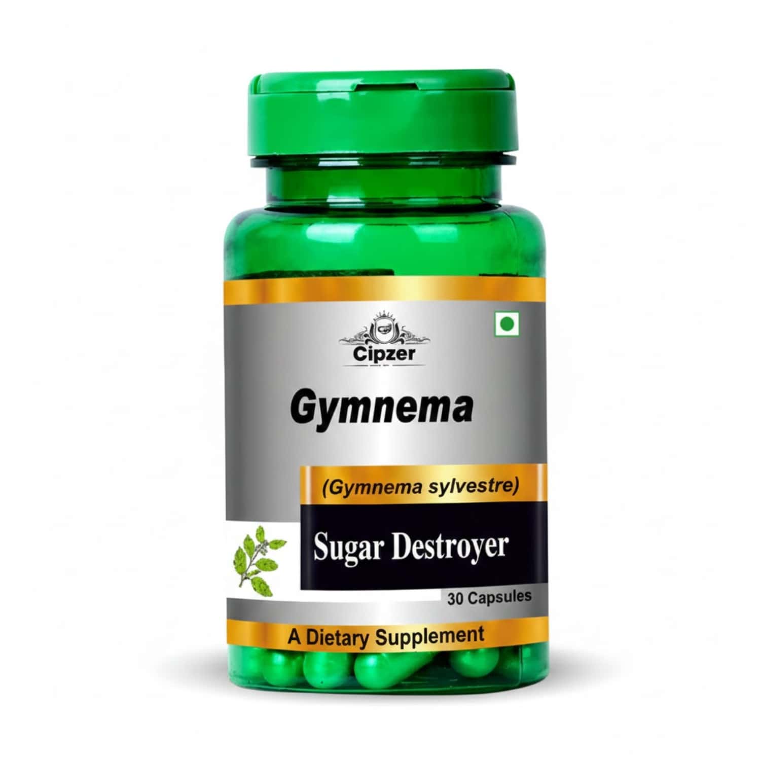 Cipzer Gymnema | Regulates Blood Sugar Naturally & Supports Diabetes Management | 30 Capsules