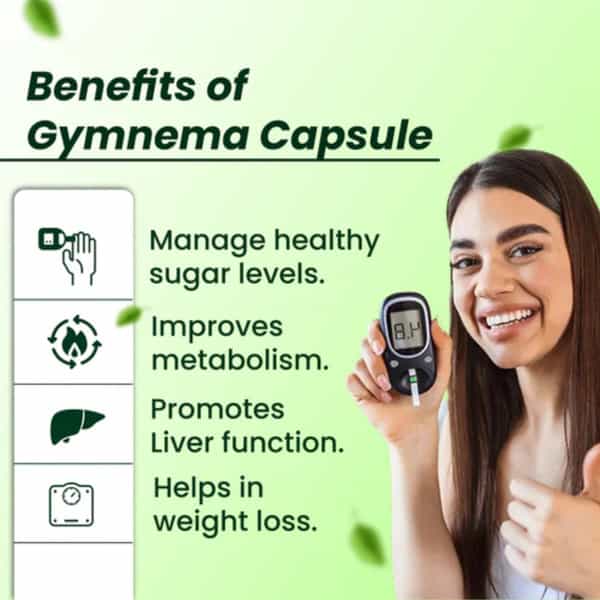 Cipzer Gymnema | Regulates Blood Sugar Naturally & Supports Diabetes Management | 30 Capsules
