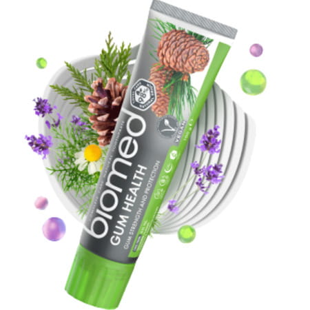 Biomed Gum Health Toothpaste - Buy Two Get One Mouthwash Free -100gm