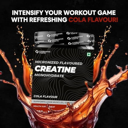 Carbamide Forte Micronised Creatine Monohydrate | Lean Muscle | Strength & Energy-Cola- 250 Gram