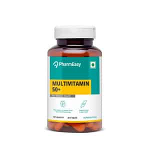 Pharmeasy Multivitamin 50+ - With Brain And Joint Health Blend - Bottle Of 60
