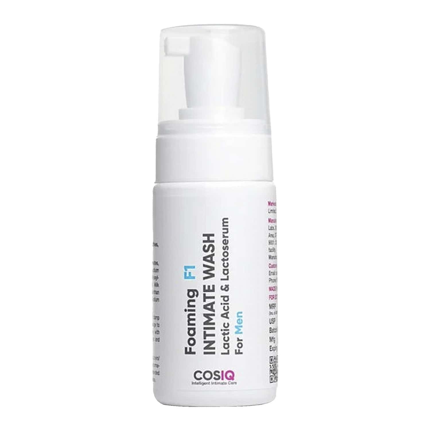 Cos-iq Brightening Intimate Wash For Men - Hygiene Wash With Lactic Acid & Lactoserum | 100ml