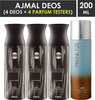 Ajmal 3 Carbon For Men And 1 Magnetize For Unisex Deodorants Each 200ml Combo Pack Of 4