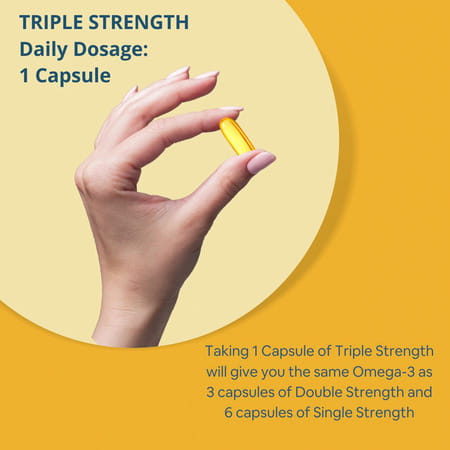 Carbamide Forte Triple Strength Fish Oil 1400mg With Omega 3-900mg Softgel Capsules 90 No'S