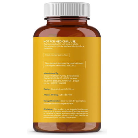 Carbamide Forte Triple Strength Fish Oil 1400mg With Omega 3-900mg Softgel Capsules 90 No'S