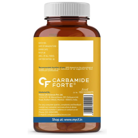 Carbamide Forte Triple Strength Fish Oil 1400mg With Omega 3-900mg Softgel Capsules 90 No'S