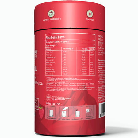 Wishnew Wellness Hydrafuel: Electrolyte-Rich Hydration Solution (Strawberry | Watermelon)