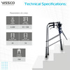 Vissco Orthopaedic Hospital Back Rest|Back Support For Hospitalised & Bed Ridden Patients (Black)
