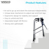 Vissco Orthopaedic Hospital Back Rest|Back Support For Hospitalised & Bed Ridden Patients (Black)