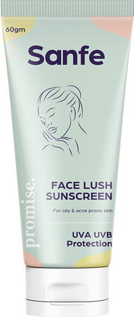 Sanfe Promise Face Lush Sunscreen For Oily & Acne Prone Skin 60gm
