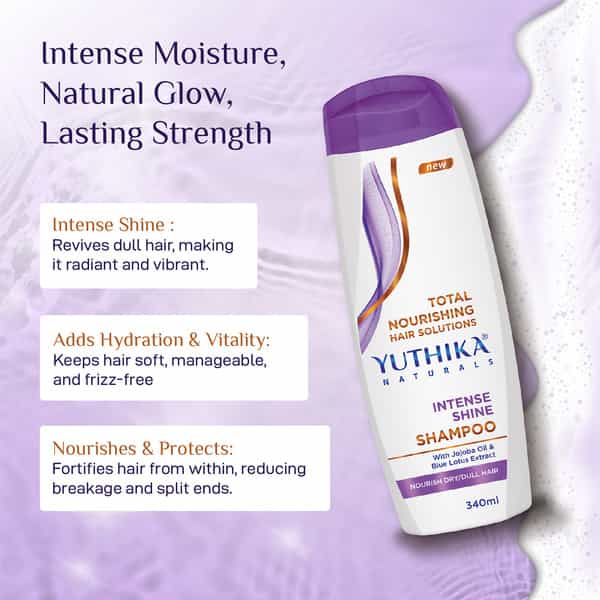 Yuthika Naturals Total Nourishing Hair Solutions Shampoo Intense Shine 340Ml
