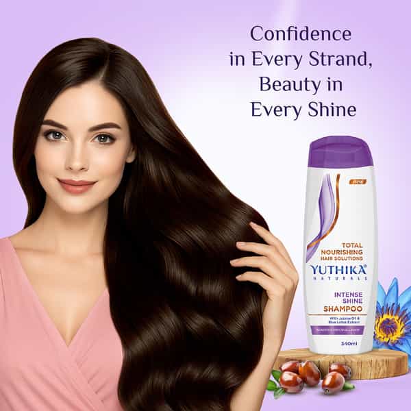 Yuthika Naturals Total Nourishing Hair Solutions Shampoo Intense Shine 340Ml