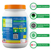 Fast&Up Vegan Plant Protein 31G Protein - Pea Isolate & Brown Rice Protein Blend (Strawberry)