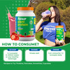Fast&Up Vegan Plant Protein 31G Protein - Pea Isolate & Brown Rice Protein Blend (Strawberry)