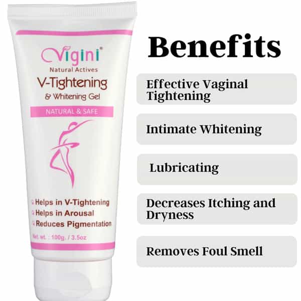 Vigini Intimate Vaginal V Whitening Tightening Gel + Cum Stimulating Gel 200Ml