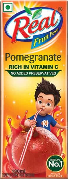 Real Fruit Power Pomegranate Juice -180Ml