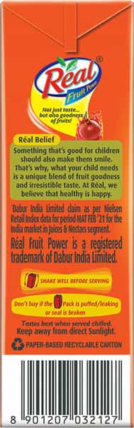 Real Fruit Power Pomegranate Juice -180Ml