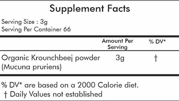 Grazing Meadows Organic Krounchbeej Powder Kaunch Beej Powder - 200 Gms