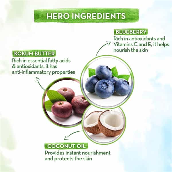Mamaearth Brave Blueberry Body Lotion For Kids With Blueberry & Kokum Butter 400 Ml
