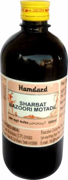 Hamdard Sharbat Bazoori Motadil 500 Ml