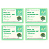 Ynb Yours Natural Buddy Organic Greentea | Cucumber & Mint Handmade Soap 120g (Pack Of 4)