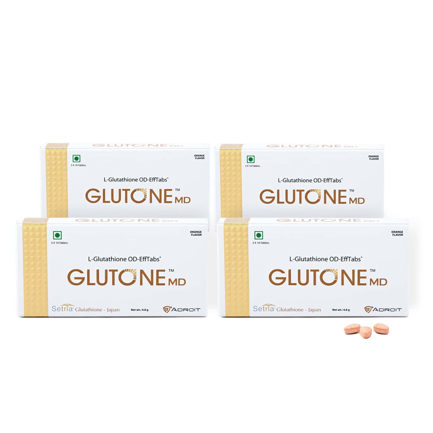 Glutone Md Glutathione Mouth-dissolving Tablets With Setria L-glutathione Pack Of 30 Tablets