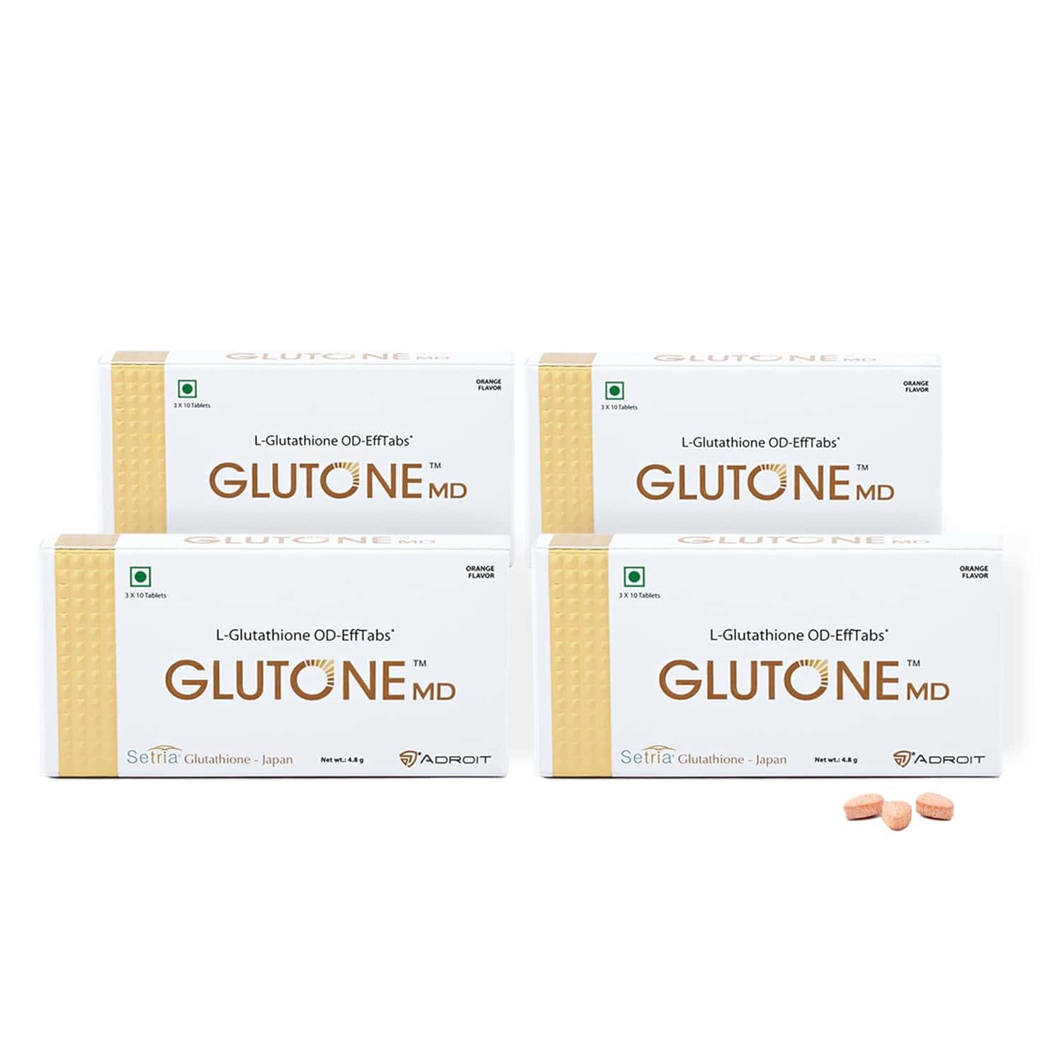 Buy GLUTONE MD GLUTATHIONE MOUTH-DISSOLVING TABLETS WITH SETRIA L- GLUTATHIONE PACK OF 30 TABLETS Online & Get Upto 60% OFF at PharmEasy Buy GLUTONE MD GLUTATHIONE MOUTH-DISSOLVING TABLETS WITH SETRIA L- GLUTATHIONE PACK OF 30 TABLETS Online & Get Upto 60% OFF at PharmEasy