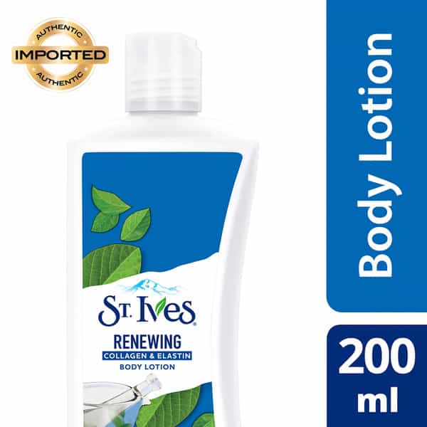 St. Ives Renewing Collagen & Elastin Body Lotion | 100% Natural Moisturizers | 200Ml