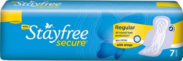 Stayfree Secure Dry Cover - 7 Pads