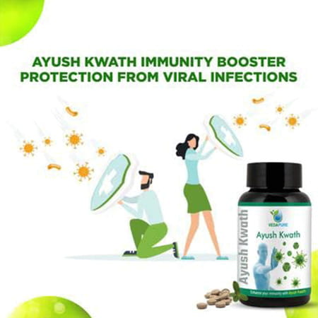 Vedapure Natural Ayush Kwath For Immunity 100 Tablets (Recommended By Ministry Of Ayush)
