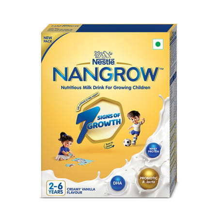 Nestle Nangrow Creamy Vanilla 2-6 Years | Box Of 400g