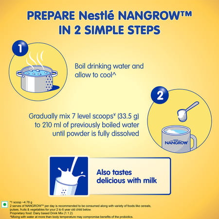 Nestle Nangrow Creamy Vanilla 2-6 Years | Box Of 400g