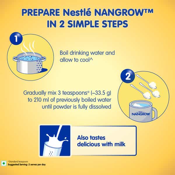 Nestle Nangrow Creamy Vanilla 2-6 Years | Box Of 400G