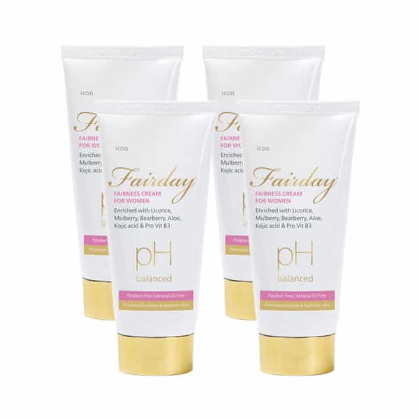 Fairday Fairness Cream For Women 50 Gm | With Mulberry | Reduces Tan (Pack Of 4)